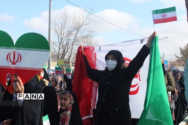 راهپیمایی یوم الله 22 بهمن ماه شهرستان گلبهار