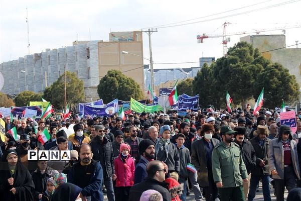 راهپیمایی یوم الله 22 بهمن ماه شهرستان گلبهار