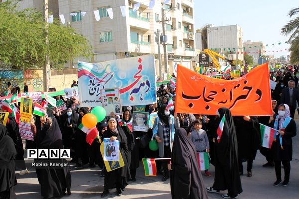 حماسه حضور مردم بوشهر در 22 بهمن