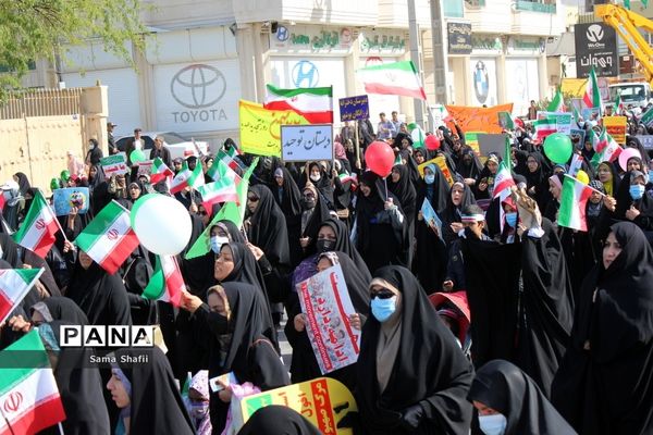 حماسه حضور مردم بوشهر در 22 بهمن