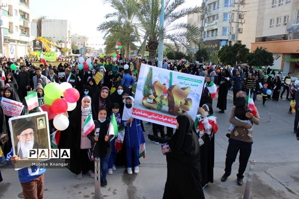 حماسه حضور مردم بوشهر در 22 بهمن