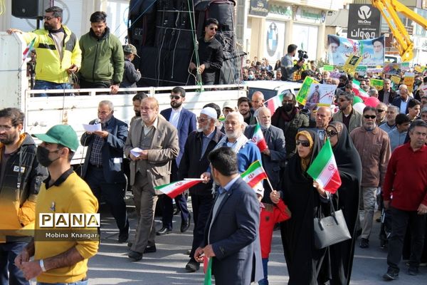 حماسه حضور مردم بوشهر در 22 بهمن