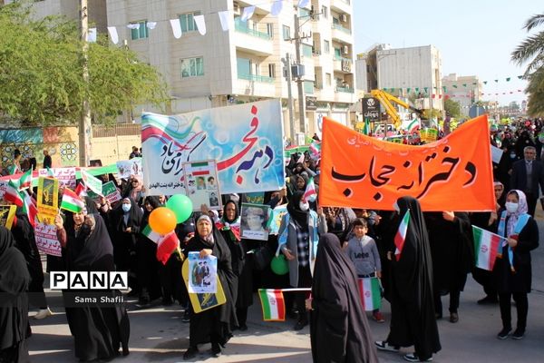 حماسه حضور مردم بوشهر در 22 بهمن