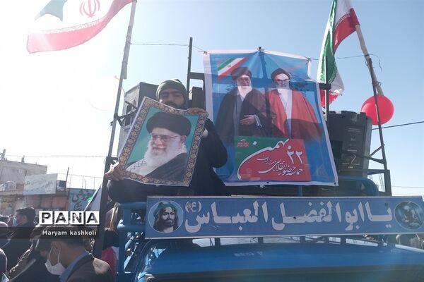 حماسه حضور ۲۲ بهمن در شهرستان رستم