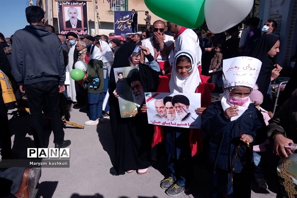 حماسه حضور ۲۲ بهمن در شهرستان رستم