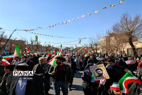 راهپیمایی ۲۲ بهمن در دارالعباده