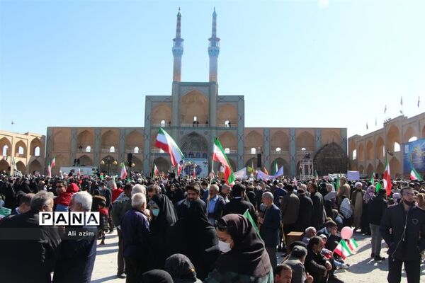 راهپیمایی ۲۲ بهمن در دارالعباده