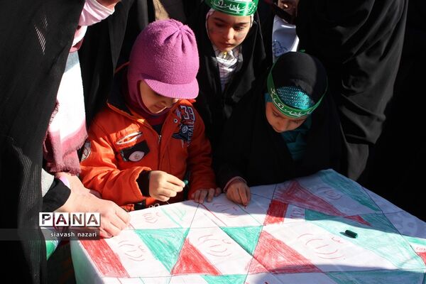 فعالیت‌های غرفه پانا در راهپیمایی 22 بهمن