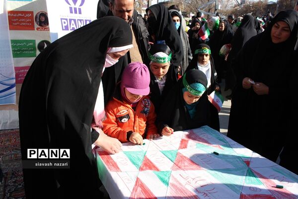 فعالیت‌های غرفه پانا در راهپیمایی 22 بهمن