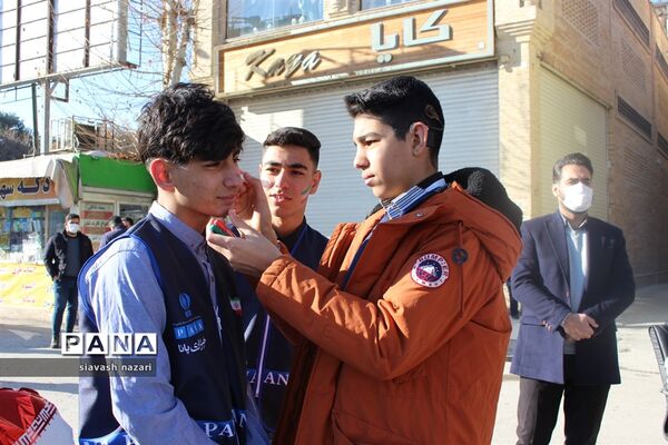 فعالیت‌های غرفه پانا در راهپیمایی 22 بهمن