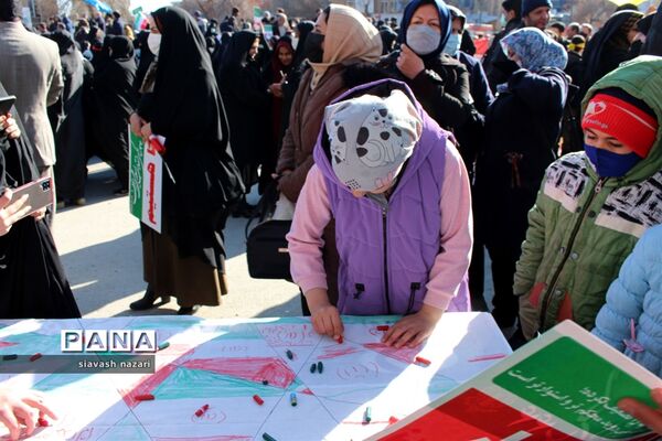فعالیت‌های غرفه پانا در راهپیمایی 22 بهمن