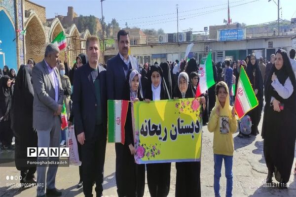 راهپیمایی ۲۲ بهمن در شهرستان شوش