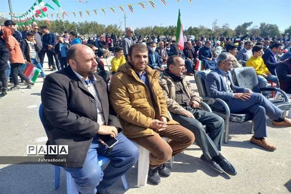 راهپیمایی ۲۲ بهمن در هندبجان