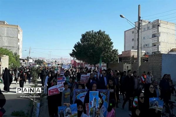 راهپیمایی ۲۲ بهمن در رامهرمز