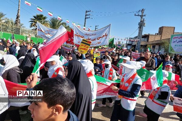 راهپیمایی ۲۲ بهمن در رامشیر