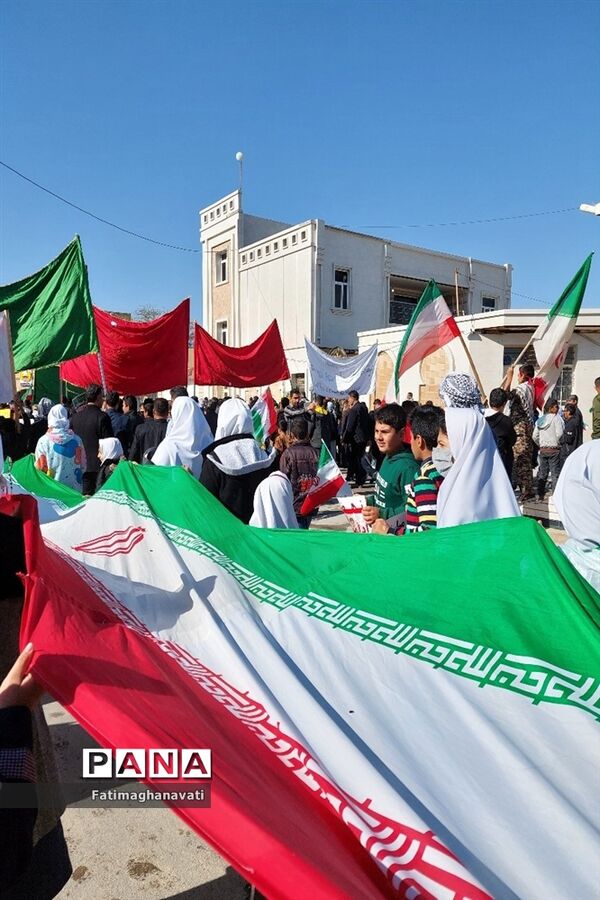 راهپیمایی ۲۲ بهمن در رامشیر