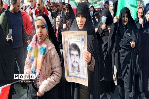 راهپیمایی بیست و دو بهمن در شهرستان علی‌آباد