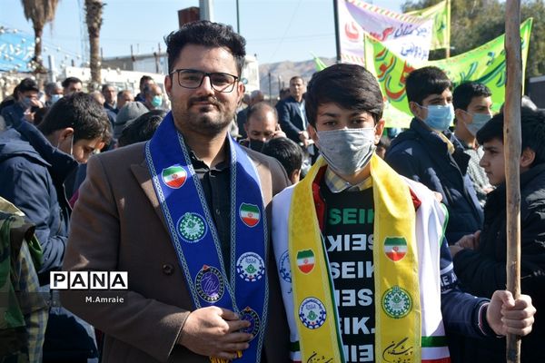 راهپیمایی یوم الله ۲۲ بهمن ماه در پلدختر