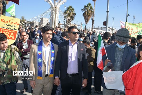 راهپیمایی یوم الله ۲۲ بهمن ماه در پلدختر