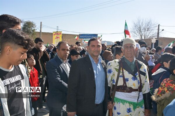 راهپیمایی یوم الله ۲۲ بهمن ماه در پلدختر