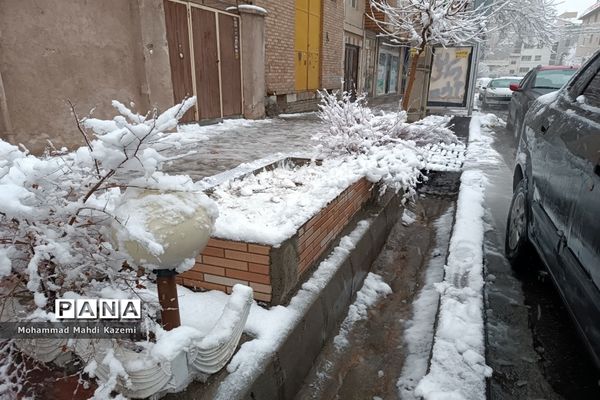 بارش شدید برف در تهران