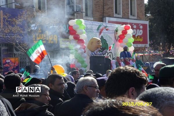راهپیمایی چهل و چهارمین بهار انقلاب در سمنان -1