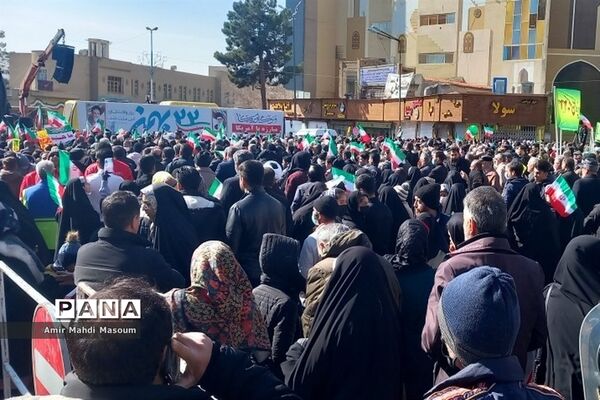 راهپیمایی چهل و چهارمین بهار انقلاب در سمنان -1