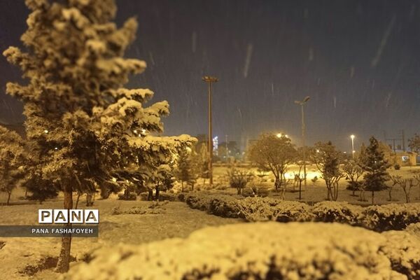 بارش برف زمستانی در فشافویه