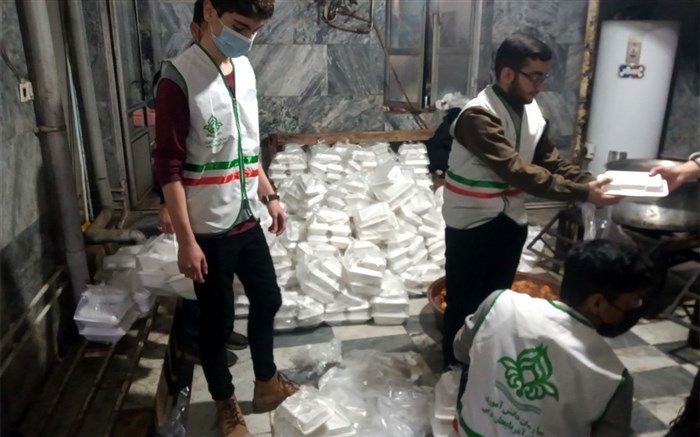 امداد رسانی 20 گروه جهادی  سازمان دانش‌آموزی آذربایجان غربی به زلزله‌زدگان خوی