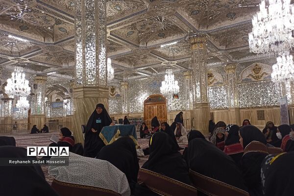 چهارمین روز از اردوی دانش‌آموزان زیارت اولی‌ فارس به مشهد مقدس