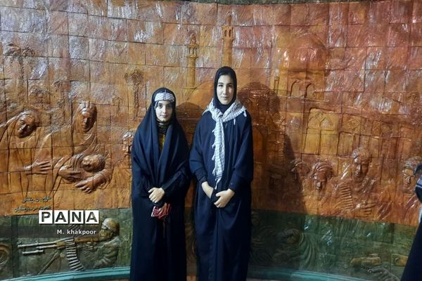 توفیق زیارت شهدا نصیبشان شد و عازم شلمچه شدند