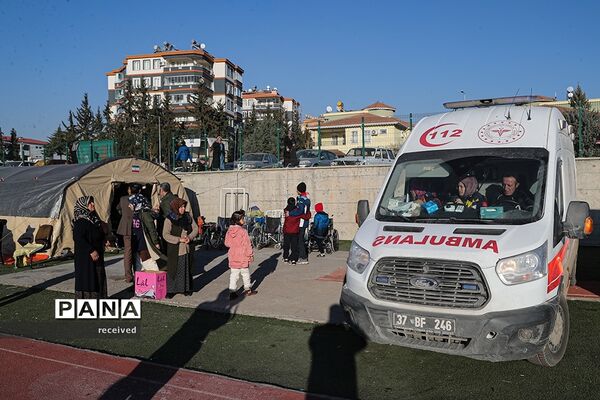 برپایی بیمارستان سیار ارتش جمهوری اسلامی ایران در جنوب ترکیه