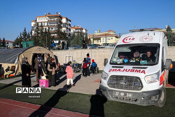 برپایی بیمارستان سیار ارتش جمهوری اسلامی ایران در جنوب ترکیه