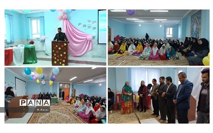 تجلیل از دانش‌آموزان برتر دبیرستان نمونه فروغ دانش اردل