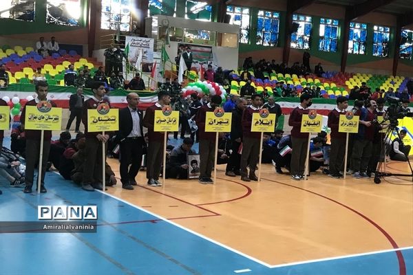 برگزاری مراسم افتتاحیه سی‌و‌نهمین دوره مسابقات فوتبال پسران دوره دوم متوسطه سراسر کشور در آبادان