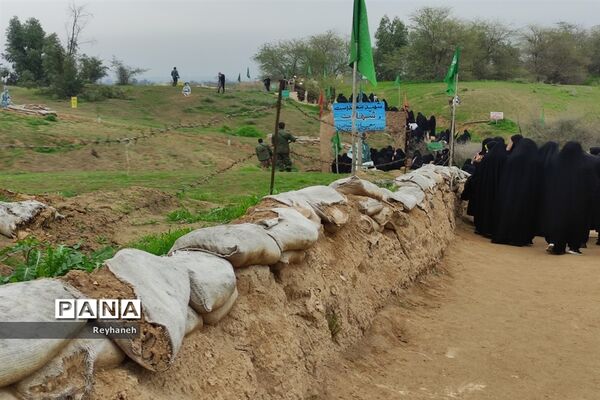 حضور دانش‌آموزان منطقه جوادآباد در اردوی راهیان نور