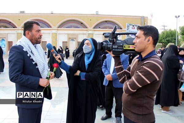اعزام دانش‌آموزان دختر شهرستان بوشهر به مناطق عملیاتی جنوب