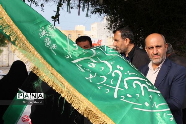 اعزام دانش‌آموزان دختر شهرستان بوشهر به مناطق عملیاتی جنوب