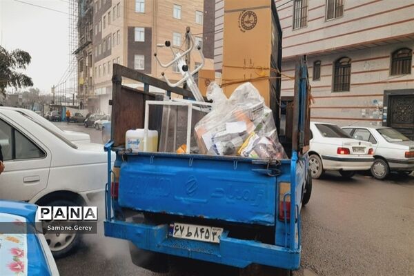 اهدای ۱۰ کاروان حاوی اقلام ورزشی و بهداشتی به مدارس پاکدشت