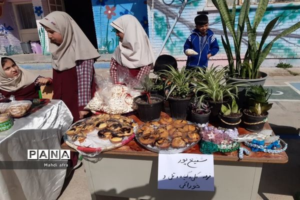برگزاری بازارچه دانش‌آموزی در دبستان شهید قرنی پدافند هوایی بهبهان
