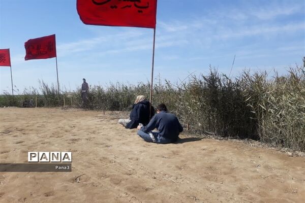 حضور دانش‌آموزان پسر منطقه ۳ در مناطق نور و حماسه در اردوی راهیان نور