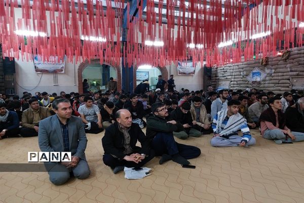 مراسم وداع با شهدا در آخرین روز اردوی راهیان‌نور