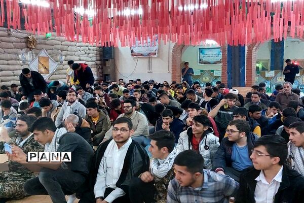 مراسم وداع با شهدا در آخرین روز اردوی راهیان‌نور