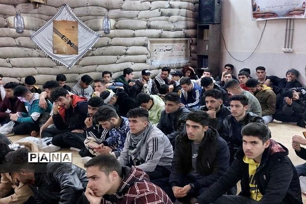 مراسم وداع با شهدا در آخرین روز اردوی راهیان‌نور