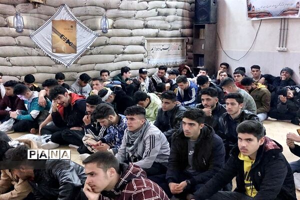 مراسم وداع با شهدا در آخرین روز اردوی راهیان‌نور