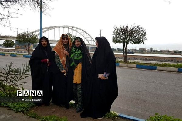 اردوی راهیان نور دختران استان بوشهر منطقه عملیاتی جنوب
