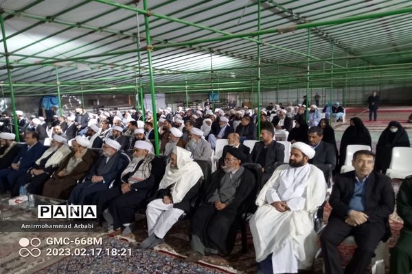 مراسم افتتاح مدرسه حج در مزار شیخ احمد جامی تربت جام