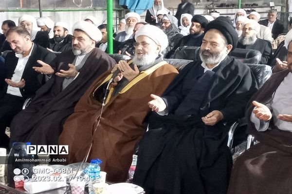 مراسم افتتاح مدرسه حج در مزار شیخ احمد جامی تربت جام