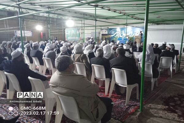 مراسم افتتاح مدرسه حج در مزار شیخ احمد جامی تربت جام