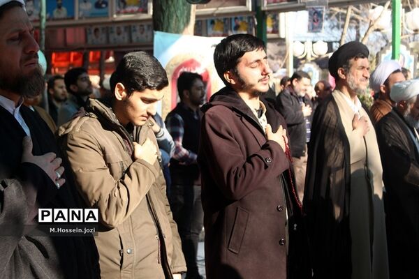مراسم تشییع پیکر پاک شهید علیرضا بادرام